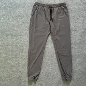 UNRL Jogger Pants Mens XLT Gray Stretch Zip Pockets Lightweight Athletic Travel